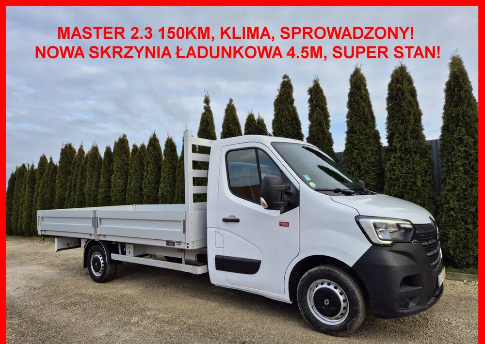 Renault Master 2.3 150KM/ Nowa Skrzynia 4.5m/ - Μικρό φορτηγό με καρότσα: φωτογραφία 1 Renault Master 2.3 150KM/ Nowa Skrzynia 4.5m/ - Μικρό φορτηγό με καρότσα: φωτογραφία 1