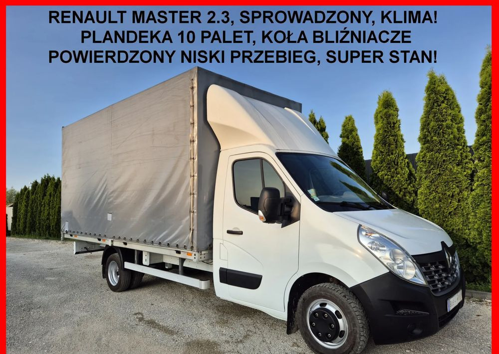 Renault Master 2.3 Plandeka 10 palet Bliźniaki - Μικρό φορτηγό με καρότσα: φωτογραφία 1 Renault Master 2.3 Plandeka 10 palet Bliźniaki - Μικρό φορτηγό με καρότσα: φωτογραφία 1