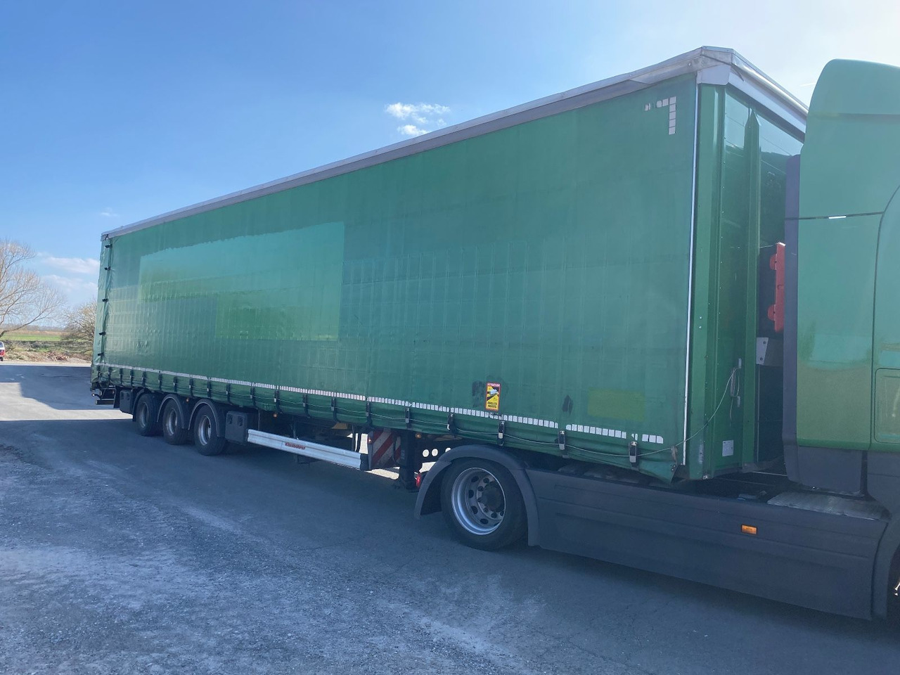 Kässbohrer 3-achs Mega/verbreiterbar + Rollboden Aircargo!! - Επικαθήμενο κουρτίνα: φωτογραφία 1 Kässbohrer 3-achs Mega/verbreiterbar + Rollboden Aircargo!! - Επικαθήμενο κουρτίνα: φωτογραφία 1