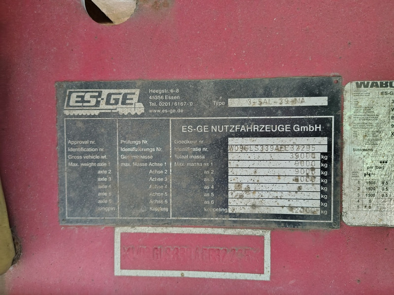 Επικαθήμενο πλατφόρμα/ Καρότσα ES-GE 3-sal-39-na: φωτογραφία 11