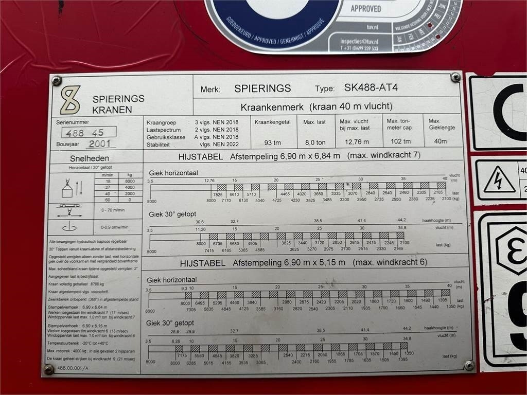 Spierings AT4 SK488 - 400V + diesel  - Γερανός παντός εδάφους: φωτογραφία 3 Spierings AT4 SK488 - 400V + diesel  - Γερανός παντός εδάφους: φωτογραφία 3