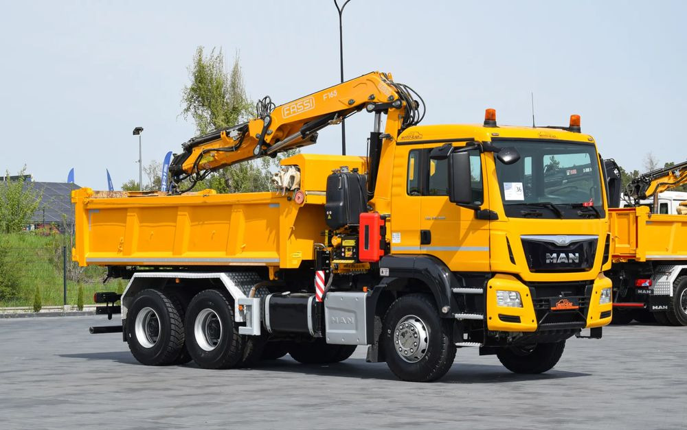 MAN TGS 26.400 / 6x4 / EURO 6 / UDT / HDS FASSI 165 / WYSUW x3 / ROTATOR / CHWYTAK / STEROWANIE RADIOWE / WZMOCNIONA RAMA / WYWROTKA / HYDROBURTA / AUTOMAT / 2017 / NOWE OPONY - 100% / NISKI PRZEBIEG  - Φορτηγό ανατρεπόμενο: φωτογραφία 3 MAN TGS 26.400 / 6x4 / EURO 6 / UDT / HDS FASSI 165 / WYSUW x3 / ROTATOR / CHWYTAK / STEROWANIE RADIOWE / WZMOCNIONA RAMA / WYWROTKA / HYDROBURTA / AUTOMAT / 2017 / NOWE OPONY - 100% / NISKI PRZEBIEG  - Φορτηγό ανατρεπόμενο: φωτογραφία 3