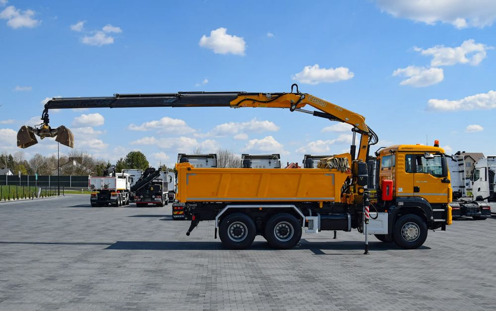 MAN TGS 26.400 / 6x4 / EURO 6 / UDT / HDS FASSI 165 / WYSUW x3 / ROTATOR / CHWYTAK / STEROWANIE RADIOWE / WZMOCNIONA RAMA / WYWROTKA / HYDROBURTA / AUTOMAT / 2017 / NOWE OPONY - 100% / NISKI PRZEBIEG  - Φορτηγό ανατρεπόμενο: φωτογραφία 4 MAN TGS 26.400 / 6x4 / EURO 6 / UDT / HDS FASSI 165 / WYSUW x3 / ROTATOR / CHWYTAK / STEROWANIE RADIOWE / WZMOCNIONA RAMA / WYWROTKA / HYDROBURTA / AUTOMAT / 2017 / NOWE OPONY - 100% / NISKI PRZEBIEG  - Φορτηγό ανατρεπόμενο: φωτογραφία 4