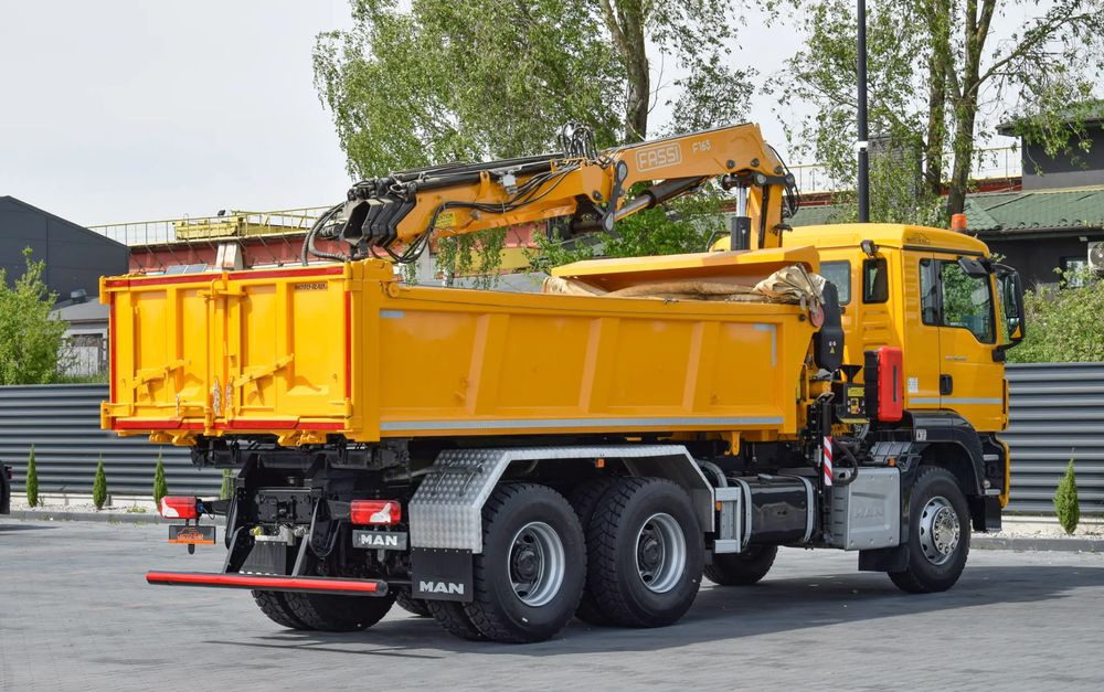 MAN TGS 26.400 / 6x4 / EURO 6 / UDT / HDS FASSI 165 / WYSUW x3 / ROTATOR / CHWYTAK / STEROWANIE RADIOWE / WZMOCNIONA RAMA / WYWROTKA / HYDROBURTA / AUTOMAT / 2017 / NOWE OPONY - 100% / NISKI PRZEBIEG - Φορτηγό ανατρεπόμενο, Φορτηγό με γερανό: φωτογραφία 5 MAN TGS 26.400 / 6x4 / EURO 6 / UDT / HDS FASSI 165 / WYSUW x3 / ROTATOR / CHWYTAK / STEROWANIE RADIOWE / WZMOCNIONA RAMA / WYWROTKA / HYDROBURTA / AUTOMAT / 2017 / NOWE OPONY - 100% / NISKI PRZEBIEG - Φορτηγό ανατρεπόμενο, Φορτηγό με γερανό: φωτογραφία 5