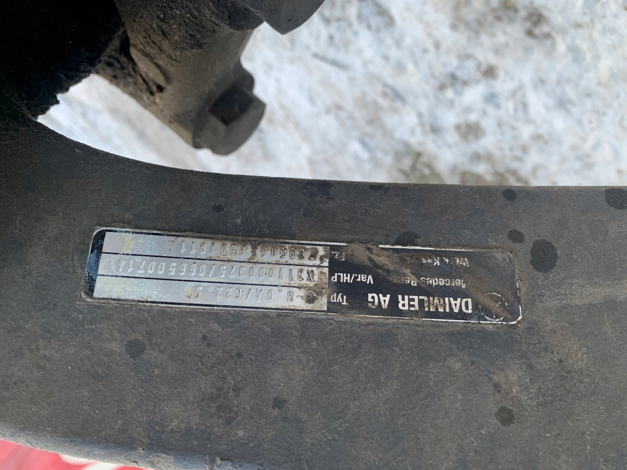 OŚ PRZEDNIA MERCEDES ACTROS MP4 ANTOS F-8.0/C22.5 - Εμπρός άξονας για Φορτηγό: φωτογραφία 2 OŚ PRZEDNIA MERCEDES ACTROS MP4 ANTOS F-8.0/C22.5 - Εμπρός άξονας για Φορτηγό: φωτογραφία 2