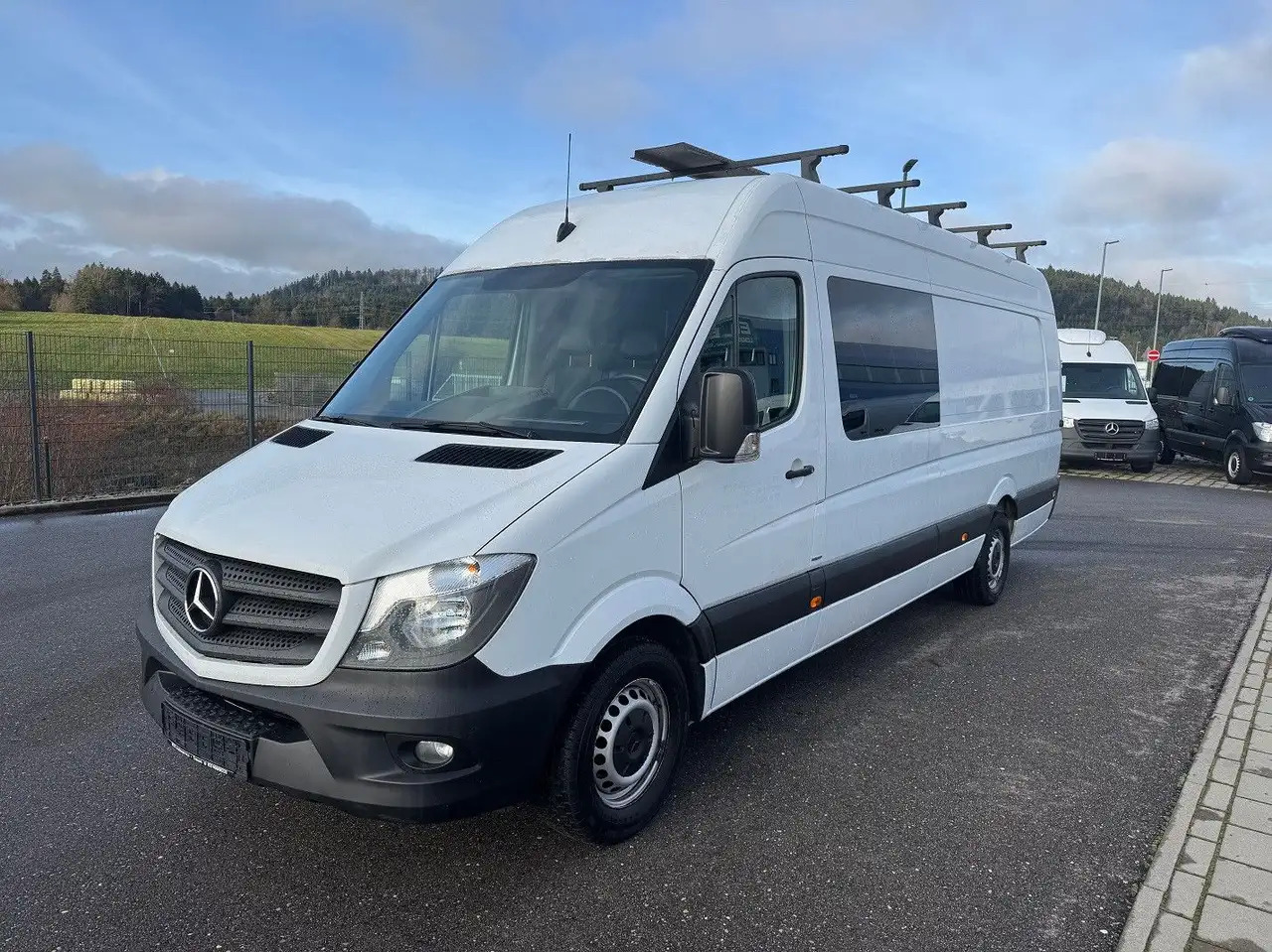 Mercedes-Benz Sprinter 319 CDI Maxi Lang XXL Extralang Mixto - Βαν, Διπλοκάμπινο ελαφρύ επαγγελματικό: φωτογραφία 1 Mercedes-Benz Sprinter 319 CDI Maxi Lang XXL Extralang Mixto - Βαν, Διπλοκάμπινο ελαφρύ επαγγελματικό: φωτογραφία 1