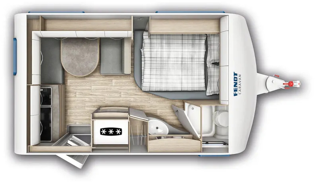 Fendt Bianco Activ 390 FHS Dusche, 1.700 KG-Fahrwerk - Ρυμουλκούμενο τροχόσπιτο: φωτογραφία 2 Fendt Bianco Activ 390 FHS Dusche, 1.700 KG-Fahrwerk - Ρυμουλκούμενο τροχόσπιτο: φωτογραφία 2