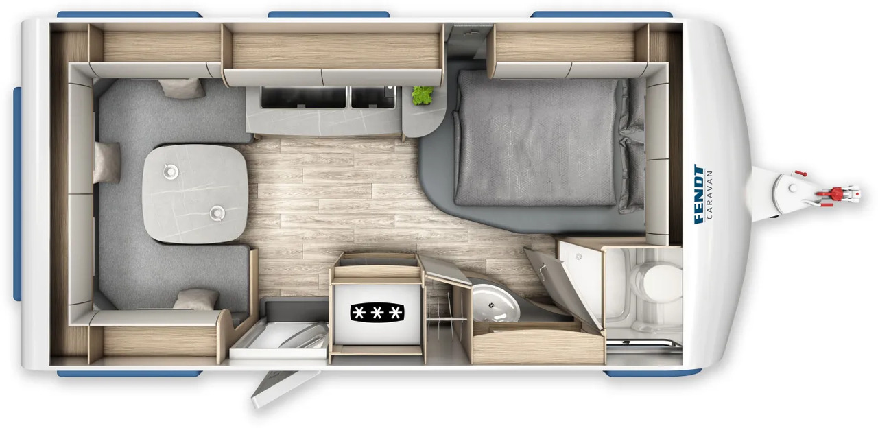Fendt Bianco Activ 445 SFB Fahrzeug frei konfigurierbar - Ρυμουλκούμενο τροχόσπιτο: φωτογραφία 2 Fendt Bianco Activ 445 SFB Fahrzeug frei konfigurierbar - Ρυμουλκούμενο τροχόσπιτο: φωτογραφία 2