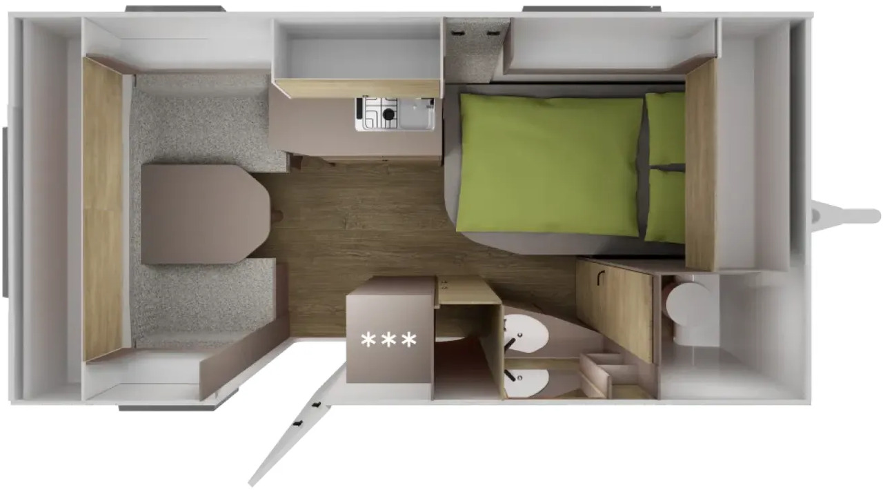 Wohnwagen NEXT 380 AKS, NXtec 1.3, NXcom - Ρυμουλκούμενο τροχόσπιτο: φωτογραφία 2 Wohnwagen NEXT 380 AKS, NXtec 1.3, NXcom - Ρυμουλκούμενο τροχόσπιτο: φωτογραφία 2