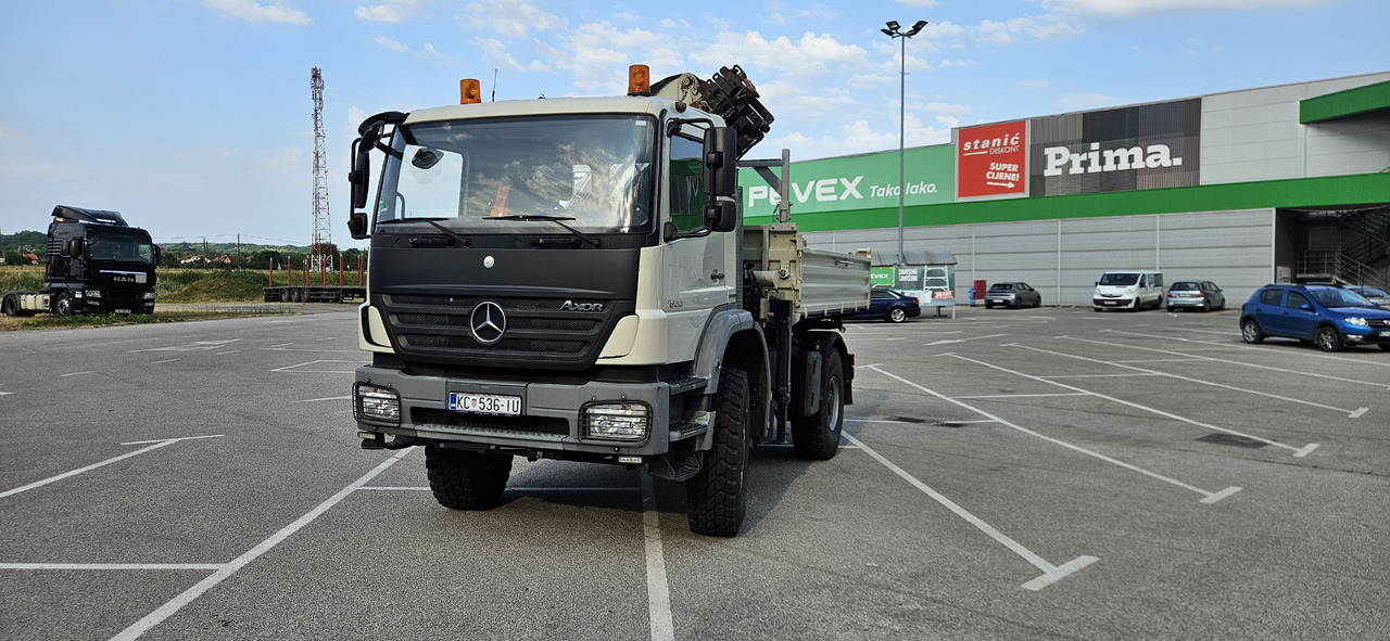 MERCEDES-BENZ Axor 1833 4x4 - Φορτηγό με γερανό: φωτογραφία 4 MERCEDES-BENZ Axor 1833 4x4 - Φορτηγό με γερανό: φωτογραφία 4