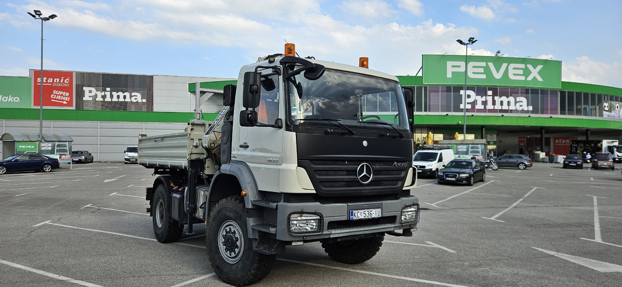 MERCEDES-BENZ Axor 1833 4x4 - Φορτηγό με γερανό: φωτογραφία 3 MERCEDES-BENZ Axor 1833 4x4 - Φορτηγό με γερανό: φωτογραφία 3