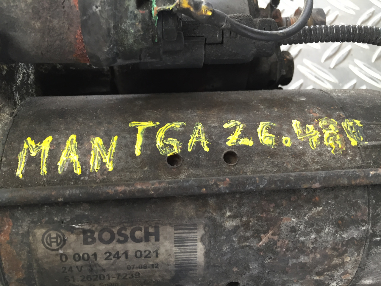 Gebrauchter Anlasser MAN TGA 26 480, Motor Typ D 2876 LF 12, Artikel Nr. : 51.26201 - 7239 - Μίζα για Φορτηγό: φωτογραφία 4 Gebrauchter Anlasser MAN TGA 26 480, Motor Typ D 2876 LF 12, Artikel Nr. : 51.26201 - 7239 - Μίζα για Φορτηγό: φωτογραφία 4