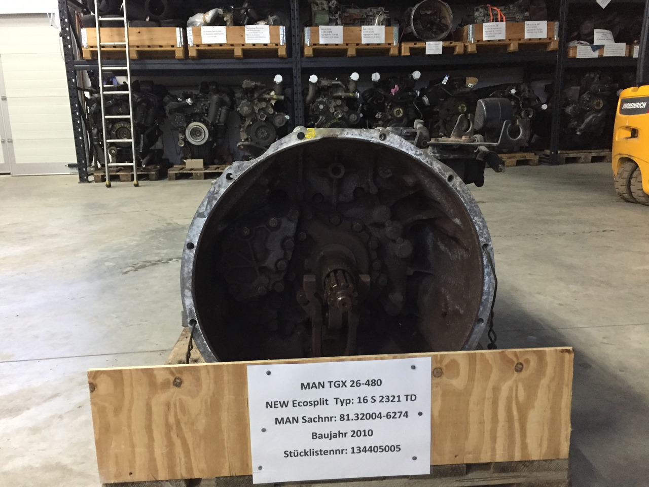 Gebrauchtes Getriebe MAN TGX 26.480, Typ : 16S 2321 TD, Artikel - Nr. : 81.32004 - 6274 - Κιβώτιο ταχυτήτων για Φορτηγό: φωτογραφία 1 Gebrauchtes Getriebe MAN TGX 26.480, Typ : 16S 2321 TD, Artikel - Nr. : 81.32004 - 6274 - Κιβώτιο ταχυτήτων για Φορτηγό: φωτογραφία 1