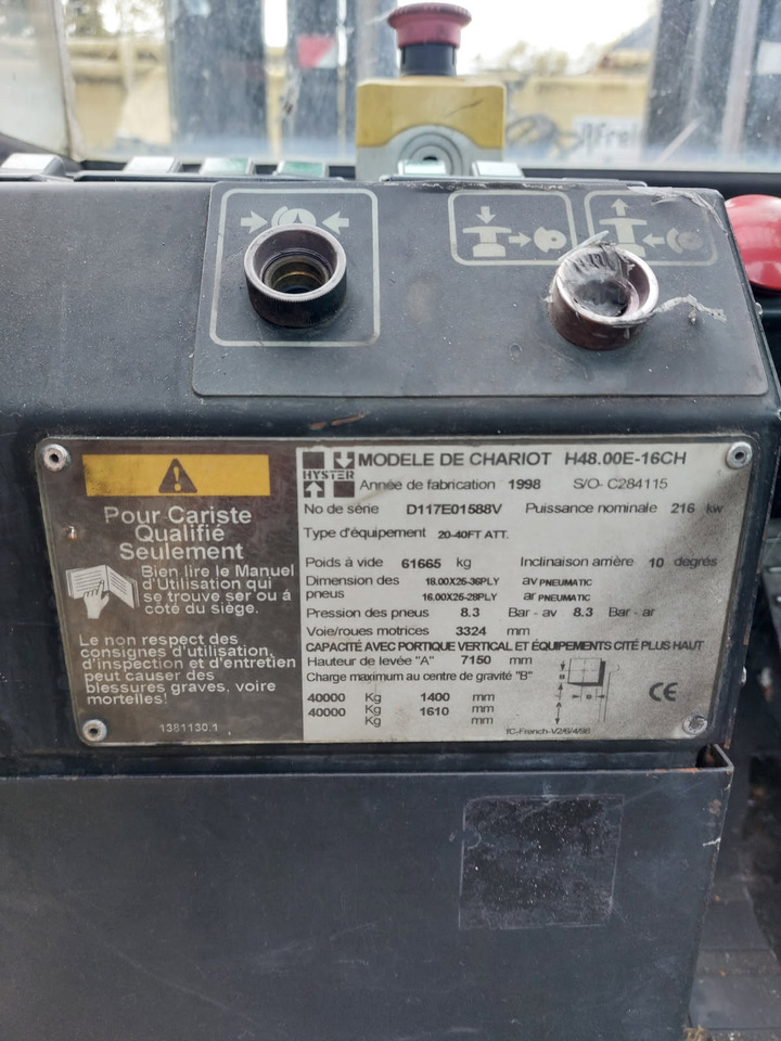 HYSTER H48.00E-16CH - Χειριστές δοχείο: φωτογραφία 4 HYSTER H48.00E-16CH - Χειριστές δοχείο: φωτογραφία 4
