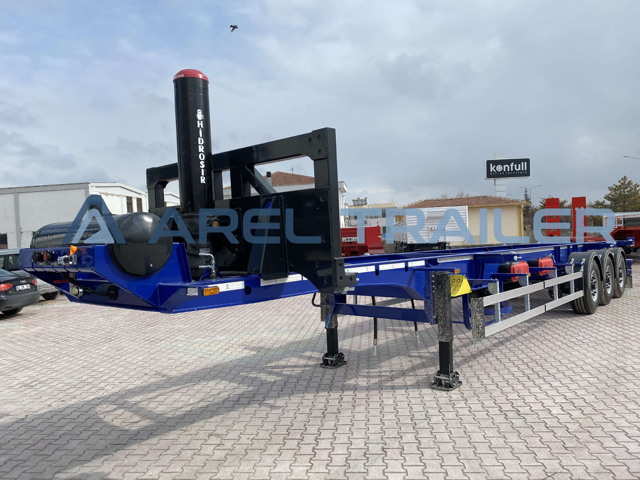 AREL TRAILER 40 FT TIPPING CONTAINER TRAILER - Επικαθήμενο μεταφοράς εμπορευματοκιβωτίων/ Κινητό αμάξωμα: φωτογραφία 3 AREL TRAILER 40 FT TIPPING CONTAINER TRAILER - Επικαθήμενο μεταφοράς εμπορευματοκιβωτίων/ Κινητό αμάξωμα: φωτογραφία 3