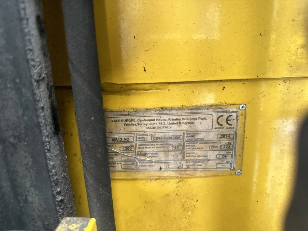 Yale ms12 - Μηχάνημα στοίβαξης: φωτογραφία 2 Yale ms12 - Μηχάνημα στοίβαξης: φωτογραφία 2