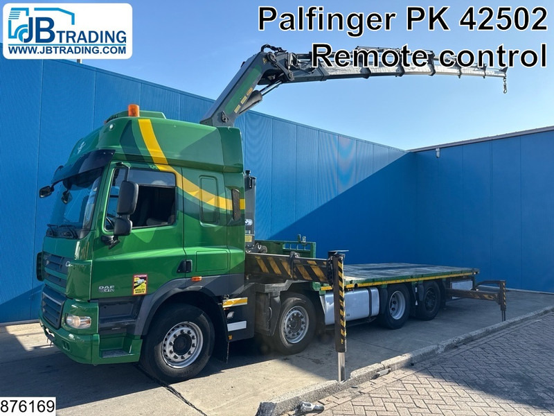 DAF CF 410 8x2, EURO 5, Palfinger, Steerling, Remote,Retarder - Φορτηγό με ανοιχτή καρότσα, Φορτηγό με γερανό: φωτογραφία 1 DAF CF 410 8x2, EURO 5, Palfinger, Steerling, Remote,Retarder - Φορτηγό με ανοιχτή καρότσα, Φορτηγό με γερανό: φωτογραφία 1