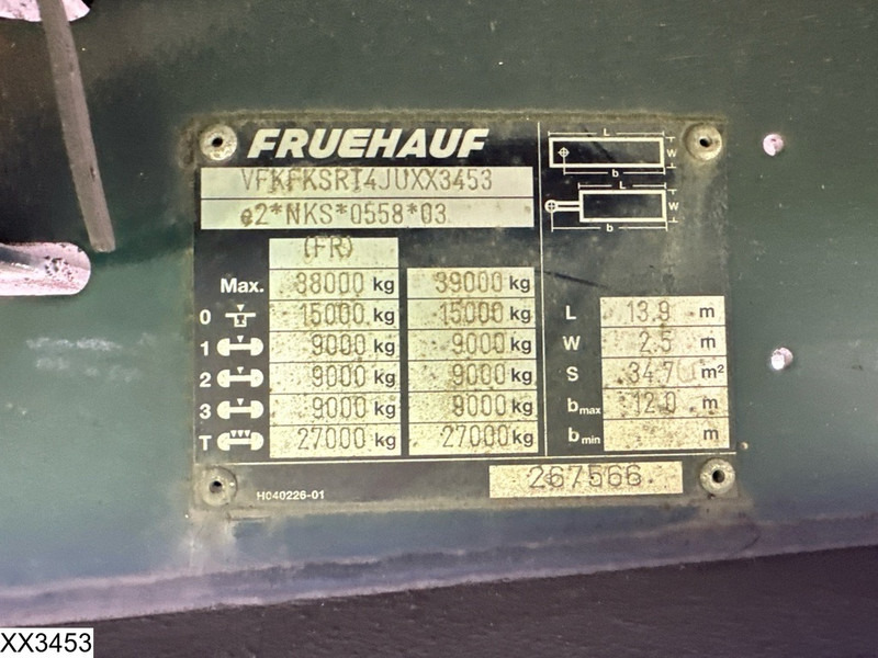 Fruehauf Tautliner - Επικαθήμενο κουρτίνα: φωτογραφία 4 Fruehauf Tautliner - Επικαθήμενο κουρτίνα: φωτογραφία 4