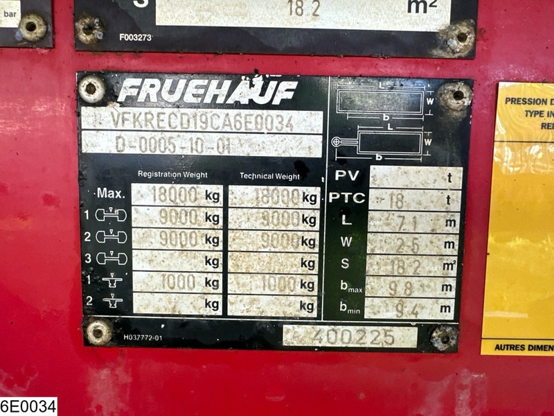 Fruehauf Tautliner - Τρέιλερ κουρτίνα: φωτογραφία 5 Fruehauf Tautliner - Τρέιλερ κουρτίνα: φωτογραφία 5