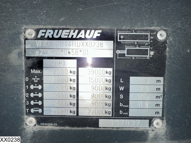 Fruehauf gesloten bak - Επικαθήμενο κόφα: φωτογραφία 5 Fruehauf gesloten bak - Επικαθήμενο κόφα: φωτογραφία 5