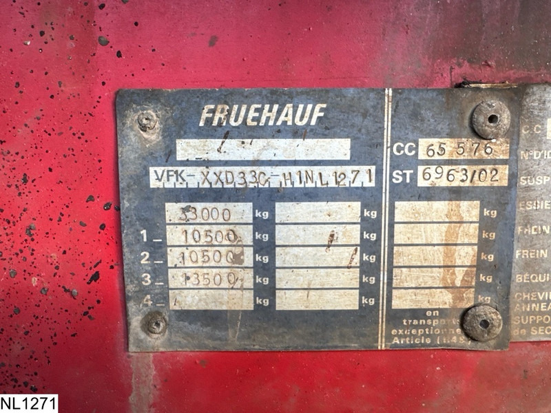 Fruehauf kipper 17 M3, Steel Suspension - Επικαθήμενο ανατρεπόμενο: φωτογραφία 4 Fruehauf kipper 17 M3, Steel Suspension - Επικαθήμενο ανατρεπόμενο: φωτογραφία 4