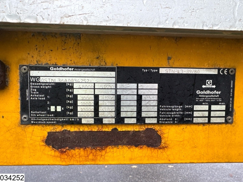 Goldhofer Lowbed 48,000 kg, Steering axle - Επικαθήμενο με χαμηλό δάπεδο: φωτογραφία 5 Goldhofer Lowbed 48,000 kg, Steering axle - Επικαθήμενο με χαμηλό δάπεδο: φωτογραφία 5