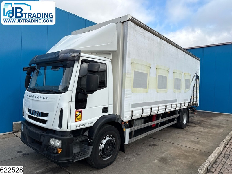 Iveco Eurocargo 180E28 EURO 5 EEV, Dhollandia - Φορτηγό μουσαμάς: φωτογραφία 1 Iveco Eurocargo 180E28 EURO 5 EEV, Dhollandia - Φορτηγό μουσαμάς: φωτογραφία 1