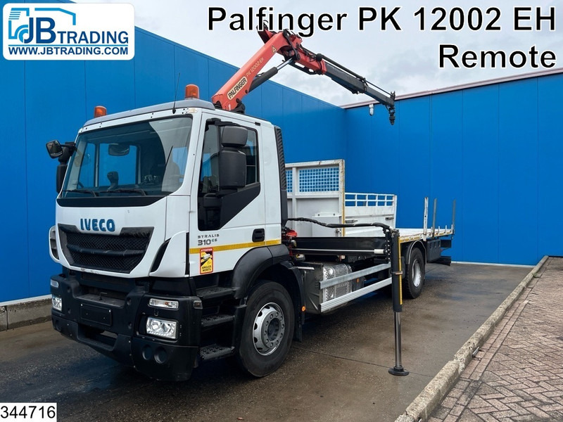 Iveco Stralis 310 EURO 6, Palfinger, Remote, Steelsuspension - Φορτηγό με ανοιχτή καρότσα, Φορτηγό με γερανό: φωτογραφία 1 Iveco Stralis 310 EURO 6, Palfinger, Remote, Steelsuspension - Φορτηγό με ανοιχτή καρότσα, Φορτηγό με γερανό: φωτογραφία 1
