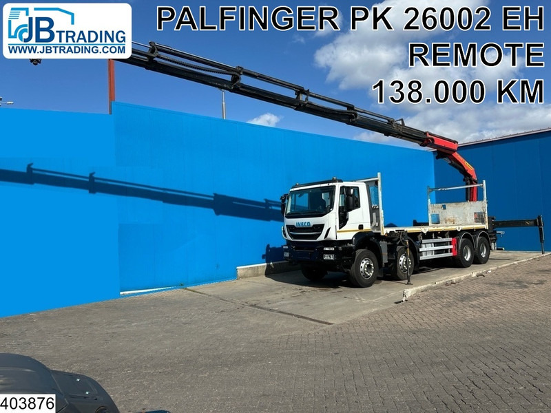 Iveco X-Way 360 8x4, EURO 6, Palfinger, Remote, Steel suspenion - Φορτηγό με ανοιχτή καρότσα, Φορτηγό με γερανό: φωτογραφία 1 Iveco X-Way 360 8x4, EURO 6, Palfinger, Remote, Steel suspenion - Φορτηγό με ανοιχτή καρότσα, Φορτηγό με γερανό: φωτογραφία 1