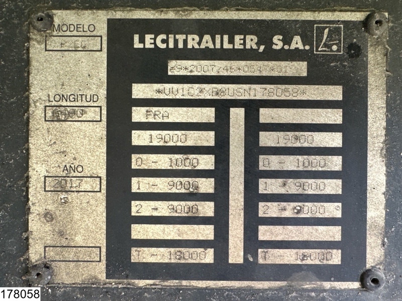 Lecitrailer Middenas Frigoblock EK 13 U - Ρυμούλκα ψυγείο: φωτογραφία 5 Lecitrailer Middenas Frigoblock EK 13 U - Ρυμούλκα ψυγείο: φωτογραφία 5