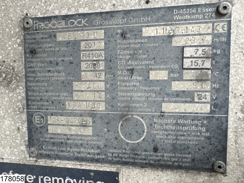 Lecitrailer Middenas Frigoblock EK 13 U - Ρυμούλκα ψυγείο: φωτογραφία 4 Lecitrailer Middenas Frigoblock EK 13 U - Ρυμούλκα ψυγείο: φωτογραφία 4