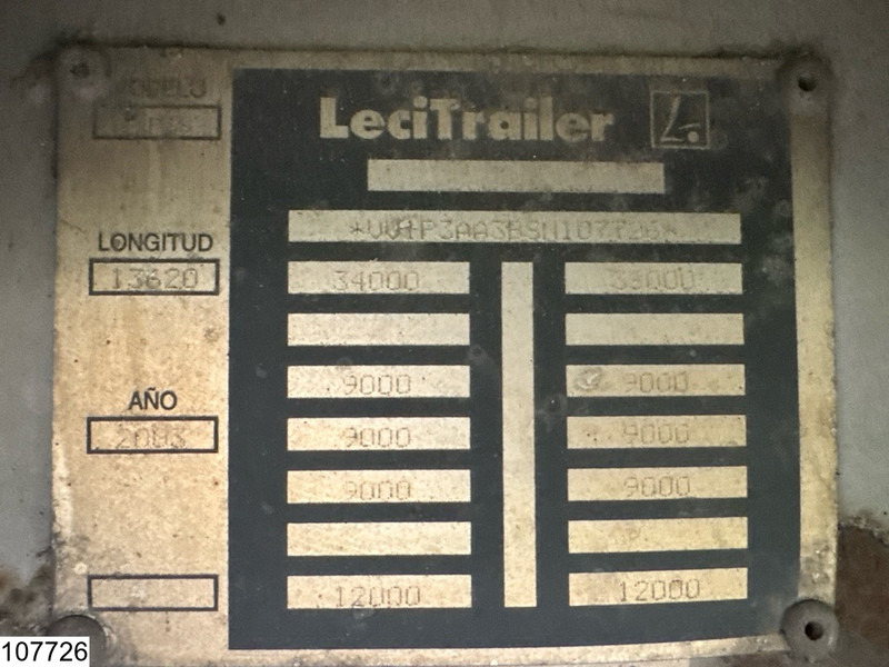 Lecitrailer Tautliner lift axle - Επικαθήμενο κουρτίνα: φωτογραφία 4 Lecitrailer Tautliner lift axle - Επικαθήμενο κουρτίνα: φωτογραφία 4