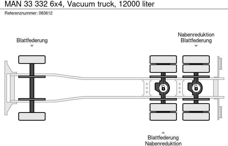 Όχημα εκκένωσης βόθρων MAN 33 332 6x4, Vacuum truck, 12000 liter: φωτογραφία 15 Όχημα εκκένωσης βόθρων MAN 33 332 6x4, Vacuum truck, 12000 liter: φωτογραφία 15