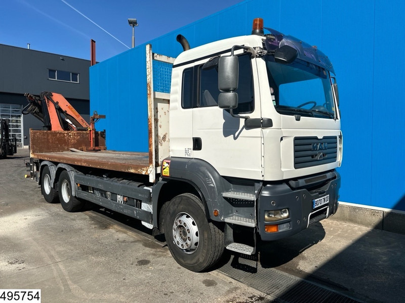 MAN TGA 26 360 6X4, Manual, Steel suspension, Palfinger - Φορτηγό με ανοιχτή καρότσα, Φορτηγό με γερανό: φωτογραφία 2 MAN TGA 26 360 6X4, Manual, Steel suspension, Palfinger - Φορτηγό με ανοιχτή καρότσα, Φορτηγό με γερανό: φωτογραφία 2