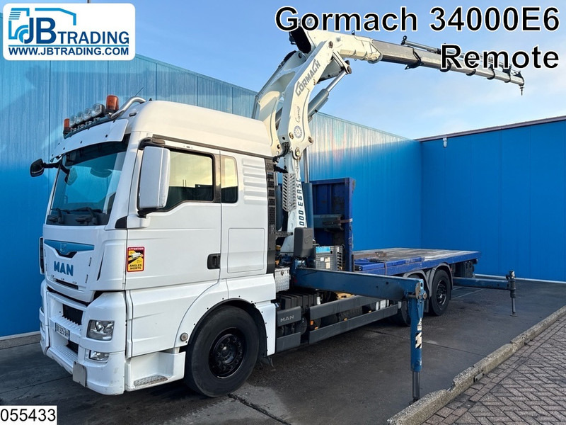 MAN TGX 26 440 6x2. EURO 6, Gormach, Remote, Retarder - Φορτηγό με ανοιχτή καρότσα, Φορτηγό με γερανό: φωτογραφία 1 MAN TGX 26 440 6x2. EURO 6, Gormach, Remote, Retarder - Φορτηγό με ανοιχτή καρότσα, Φορτηγό με γερανό: φωτογραφία 1