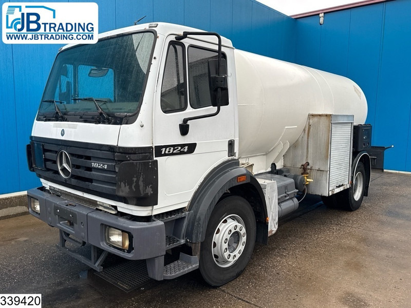 Mercedes-Benz 1824 13018 litres, LPG GPL, Gas tank, Leaf suspension - Φορτηγό βυτιοφόρο: φωτογραφία 1 Mercedes-Benz 1824 13018 litres, LPG GPL, Gas tank, Leaf suspension - Φορτηγό βυτιοφόρο: φωτογραφία 1