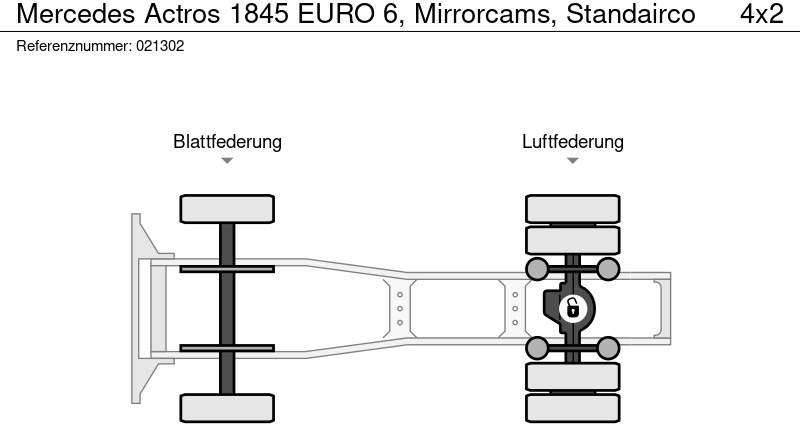 Τράκτορας Mercedes-Benz Actros 1845 EURO 6, Mirrorcams, Standairco: φωτογραφία 13 Τράκτορας Mercedes-Benz Actros 1845 EURO 6, Mirrorcams, Standairco: φωτογραφία 13