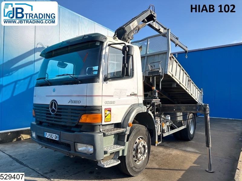 Mercedes-Benz Atego 1828 Manual, Steel Suspension, HIAB - Φορτηγό ανατρεπόμενο, Φορτηγό με γερανό: φωτογραφία 1 Mercedes-Benz Atego 1828 Manual, Steel Suspension, HIAB - Φορτηγό ανατρεπόμενο, Φορτηγό με γερανό: φωτογραφία 1