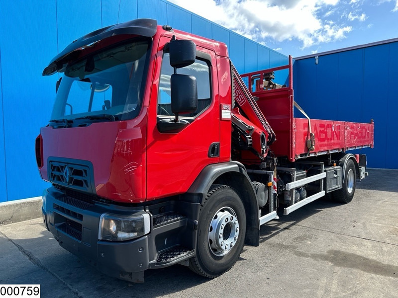 Renault C 280 EURO 6, Fassi, Remote, Steel - Φορτηγό ανατρεπόμενο, Φορτηγό με γερανό: φωτογραφία 4 Renault C 280 EURO 6, Fassi, Remote, Steel - Φορτηγό ανατρεπόμενο, Φορτηγό με γερανό: φωτογραφία 4