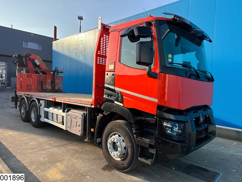 Renault C 430 6x4, EURO 6, Retarder, Palfinger,Remote - Φορτηγό με ανοιχτή καρότσα, Φορτηγό με γερανό: φωτογραφία 2 Renault C 430 6x4, EURO 6, Retarder, Palfinger,Remote - Φορτηγό με ανοιχτή καρότσα, Φορτηγό με γερανό: φωτογραφία 2