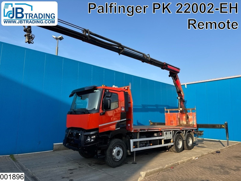 Renault C 430 6x4, EURO 6, Retarder, Palfinger,Remote - Φορτηγό με ανοιχτή καρότσα, Φορτηγό με γερανό: φωτογραφία 1 Renault C 430 6x4, EURO 6, Retarder, Palfinger,Remote - Φορτηγό με ανοιχτή καρότσα, Φορτηγό με γερανό: φωτογραφία 1