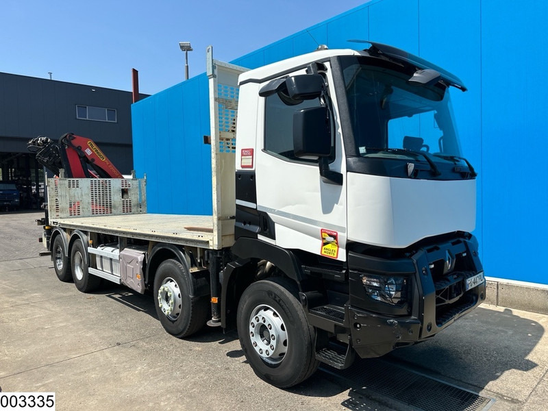 Renault C 430 8X4, EURO 6, Steel suspension, Palfinger - Φορτηγό με ανοιχτή καρότσα, Φορτηγό με γερανό: φωτογραφία 3 Renault C 430 8X4, EURO 6, Steel suspension, Palfinger - Φορτηγό με ανοιχτή καρότσα, Φορτηγό με γερανό: φωτογραφία 3