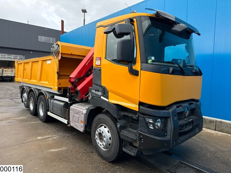 Renault C 430 8x4, EURO 6, HMF, Garnier - Φορτηγό ανατρεπόμενο, Φορτηγό με γερανό: φωτογραφία 3 Renault C 430 8x4, EURO 6, HMF, Garnier - Φορτηγό ανατρεπόμενο, Φορτηγό με γερανό: φωτογραφία 3