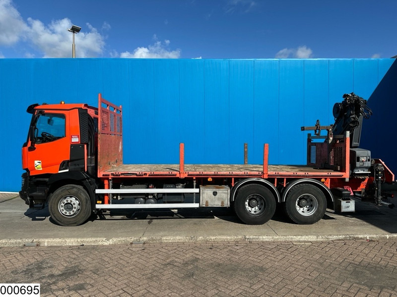 Renault C 430 EURO 6, Steel spring suspension, Hiab - Φορτηγό με ανοιχτή καρότσα, Φορτηγό με γερανό: φωτογραφία 4 Renault C 430 EURO 6, Steel spring suspension, Hiab - Φορτηγό με ανοιχτή καρότσα, Φορτηγό με γερανό: φωτογραφία 4