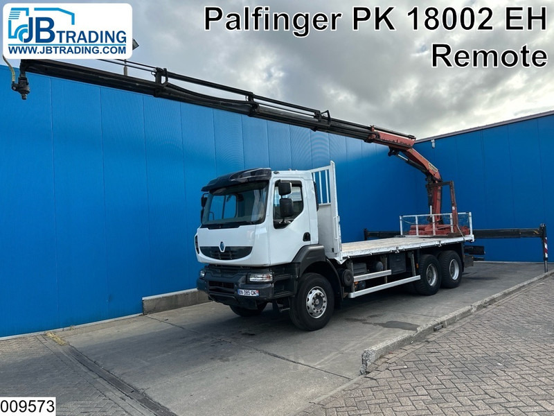 Renault Kerax 380 Dxi 6X4, EURO 6, Retarder, Palfinger, Remote - Φορτηγό με ανοιχτή καρότσα, Φορτηγό με γερανό: φωτογραφία 1 Renault Kerax 380 Dxi 6X4, EURO 6, Retarder, Palfinger, Remote - Φορτηγό με ανοιχτή καρότσα, Φορτηγό με γερανό: φωτογραφία 1