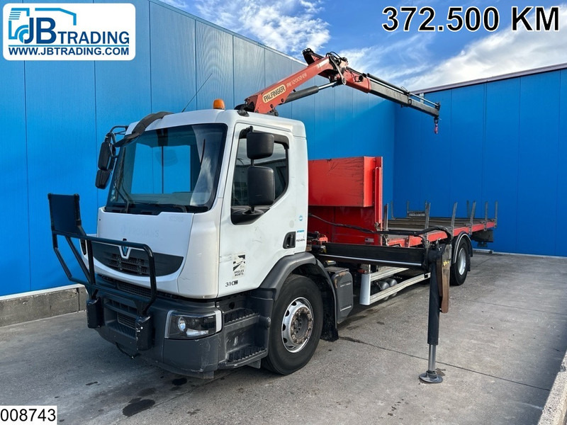 Renault Premium 310 Dxi EURO 5, Palfinger, Manual transmission - Φορτηγό με ανοιχτή καρότσα, Φορτηγό με γερανό: φωτογραφία 1 Renault Premium 310 Dxi EURO 5, Palfinger, Manual transmission - Φορτηγό με ανοιχτή καρότσα, Φορτηγό με γερανό: φωτογραφία 1