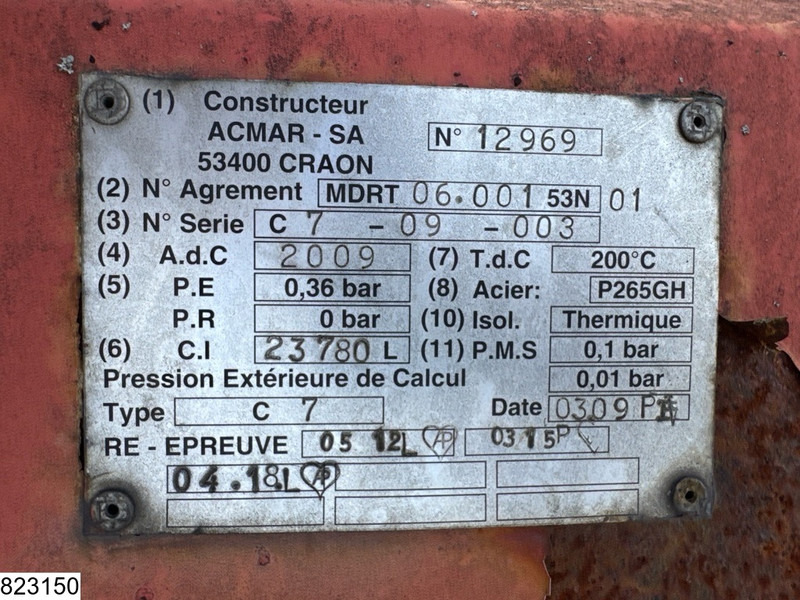 Samro Bitum 23780 Litres, 1 compartment - Επικαθήμενο βυτίο: φωτογραφία 4 Samro Bitum 23780 Litres, 1 compartment - Επικαθήμενο βυτίο: φωτογραφία 4