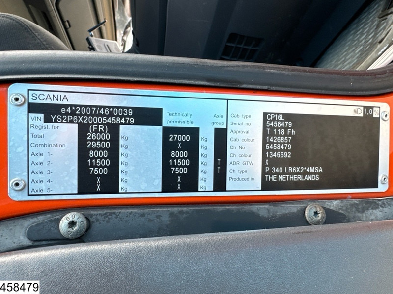 Φορτηγό ανατρεπόμενο, Φορτηγό με γερανό Scania P 340 6x2, CNG, Retarder, Palfinger, Remote: φωτογραφία 7 Φορτηγό ανατρεπόμενο, Φορτηγό με γερανό Scania P 340 6x2, CNG, Retarder, Palfinger, Remote: φωτογραφία 7