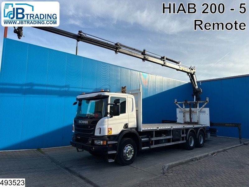 Scania P 410 6x4, EURO 6, Hiab, Remote, Retarder - Φορτηγό με ανοιχτή καρότσα, Φορτηγό με γερανό: φωτογραφία 1 Scania P 410 6x4, EURO 6, Hiab, Remote, Retarder - Φορτηγό με ανοιχτή καρότσα, Φορτηγό με γερανό: φωτογραφία 1