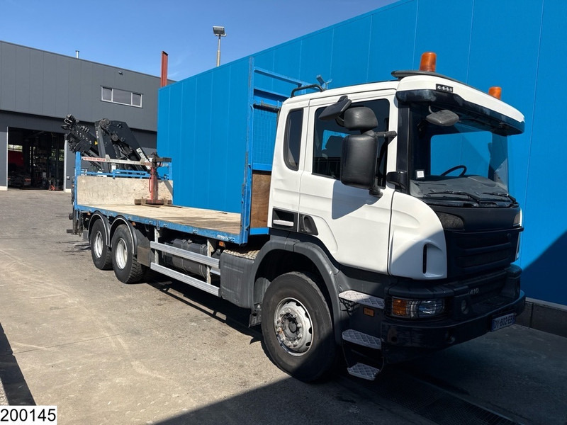 Scania P 410 6x4, EURO 6, Retarder, HIAB, Remote - Φορτηγό με ανοιχτή καρότσα, Φορτηγό με γερανό: φωτογραφία 4 Scania P 410 6x4, EURO 6, Retarder, HIAB, Remote - Φορτηγό με ανοιχτή καρότσα, Φορτηγό με γερανό: φωτογραφία 4